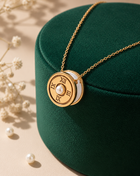 The Celestial Roman Pearl Necklace