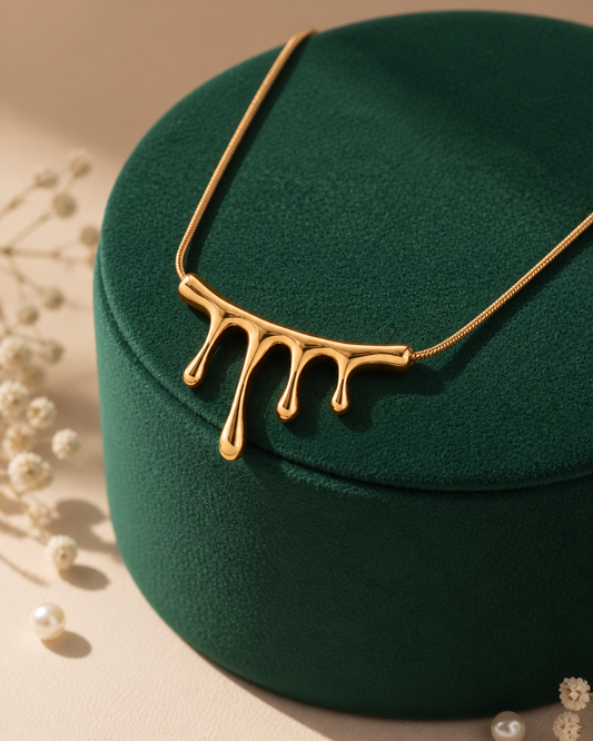 The Molten Drip Statement Necklace