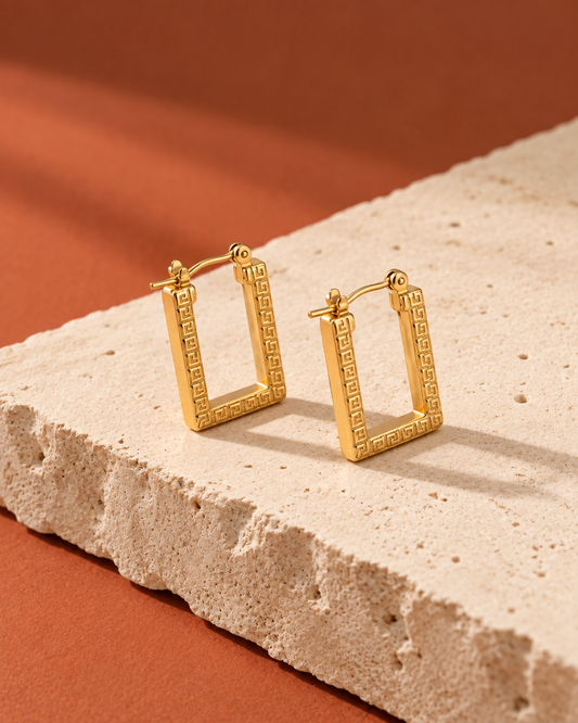 Meander Rectangle Hoops