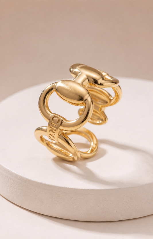 The Equestrian Horsebit Open Ring