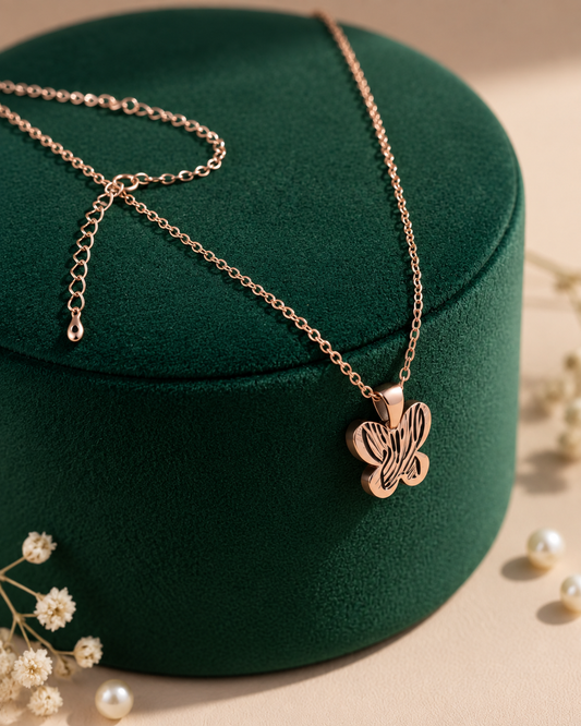 The Textured Mariposa Butterfly Pendant