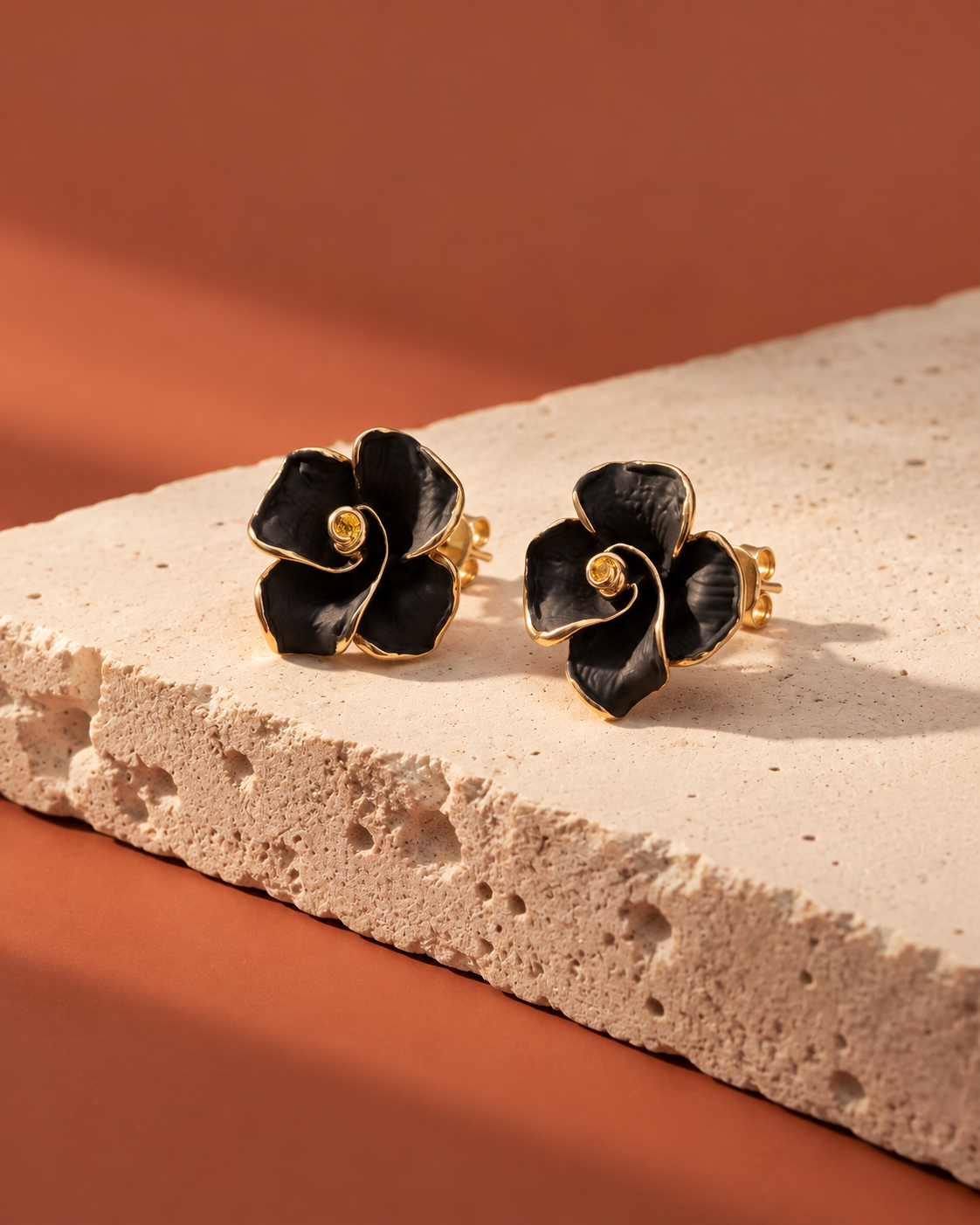 Noir Bloom Studs