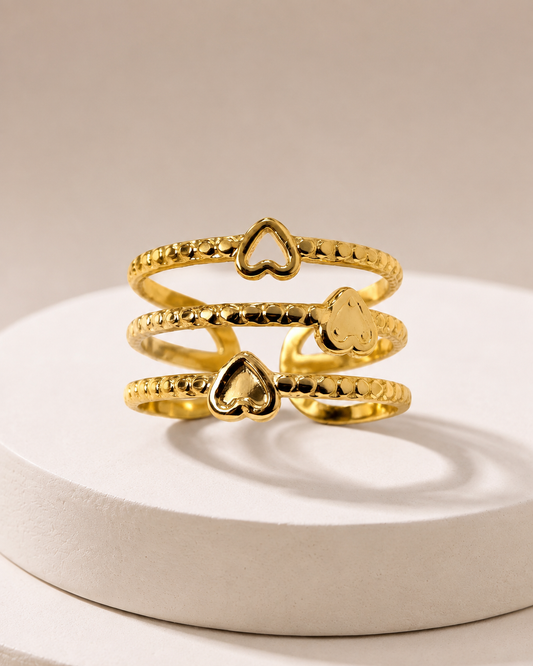 The Sweetheart Multi-Band Open Ring