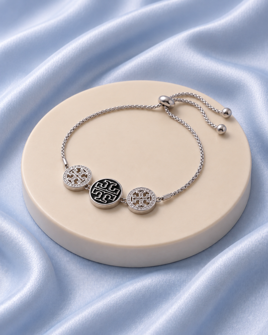The Trio Medallion Bolo Bracelet