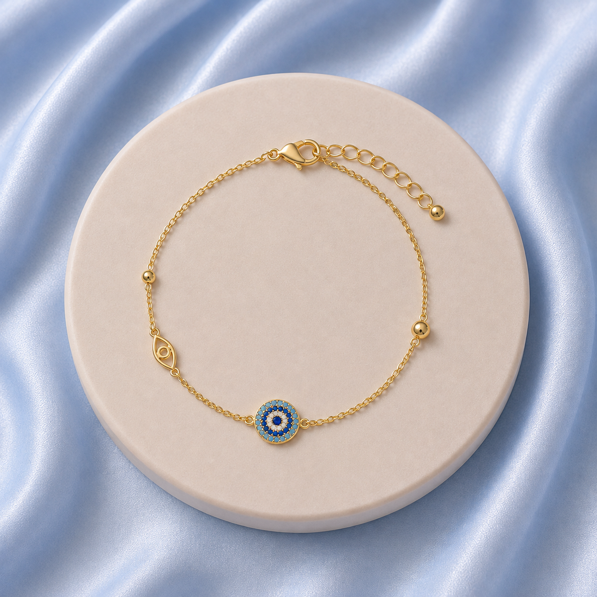 The Azure Evil Eye Bracelet