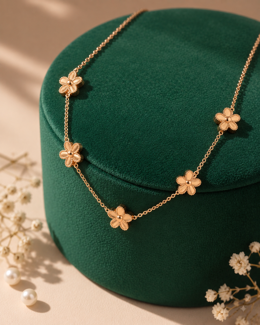The Golden Flora Station Necklace