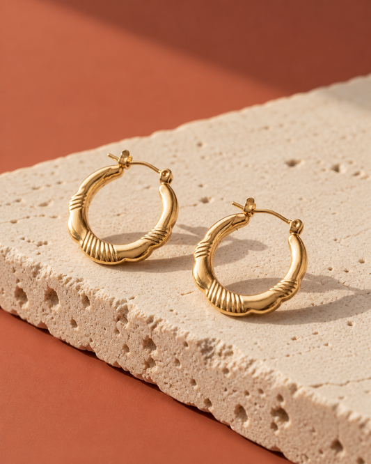 Molten Rib Hoops