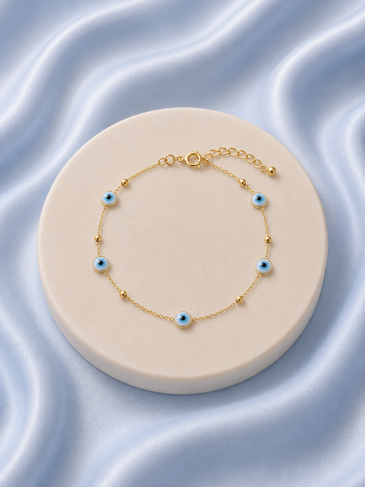 The Celestial Light Evil Eye Bracelet