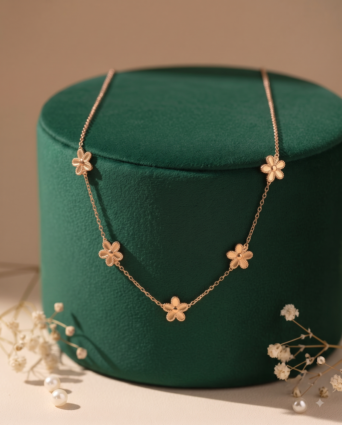 The Golden Flora Station Necklace