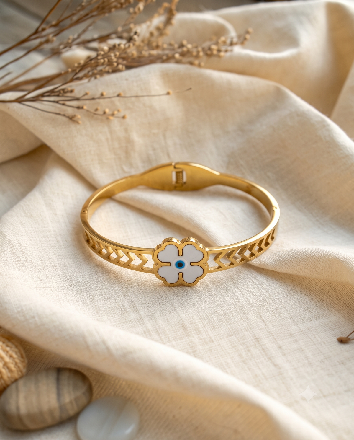 The Lucky Charm Brass Kada
