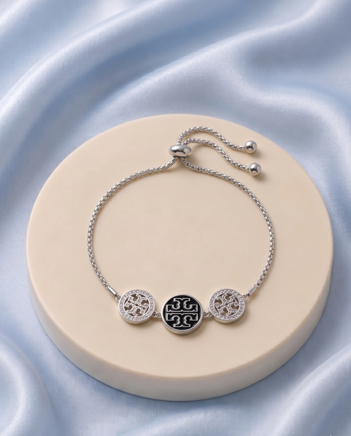 The Trio Medallion Bolo Bracelet