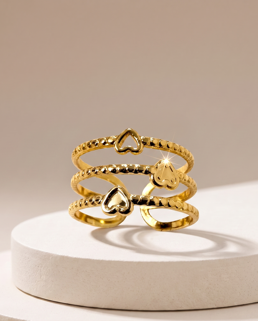 The Sweetheart Multi-Band Open Ring