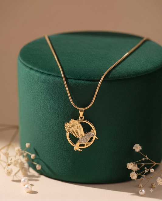 The Soaring Mockingjay Bird Necklace