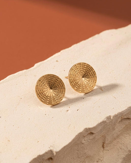 Sunburst Coin Studs