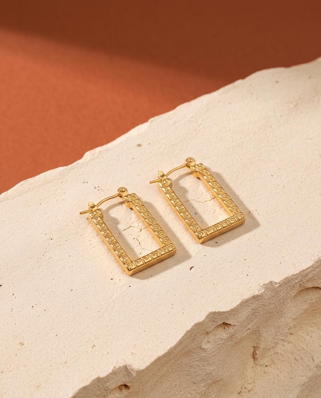 Meander Rectangle Hoops