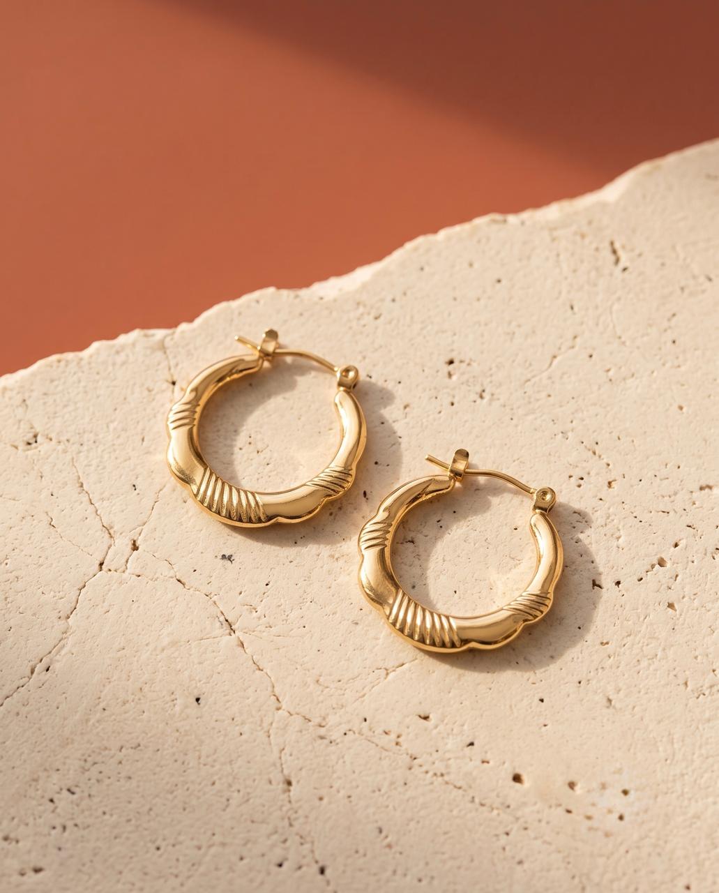Molten Rib Hoops