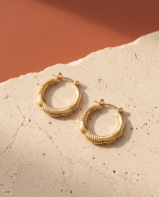 Molten Rib Hoops