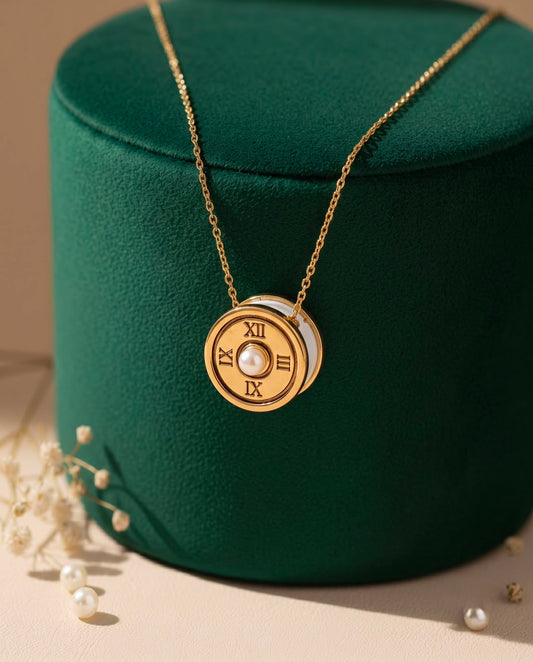 The Celestial Roman Pearl Necklace