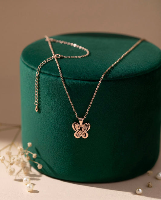 The Textured Mariposa Butterfly Pendant
