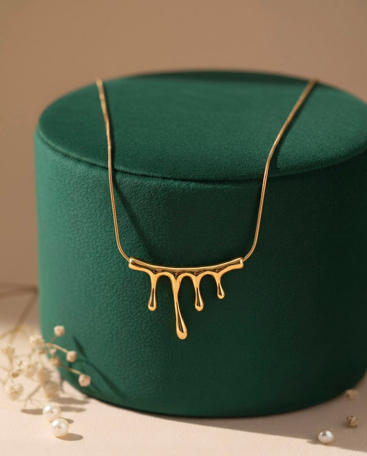 The Molten Drip Statement Necklace