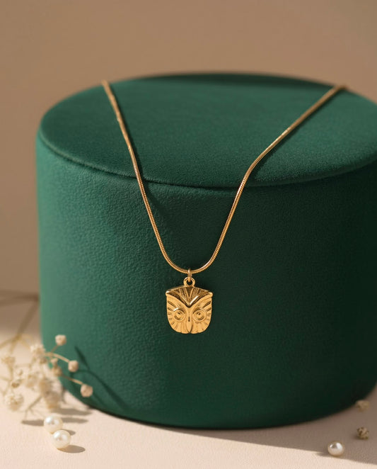 The Wise Athena Owl Pendant
