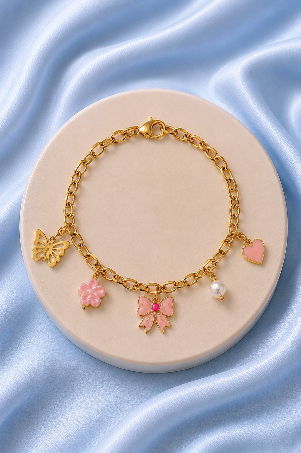 The Blush Romance Charm Bracelet
